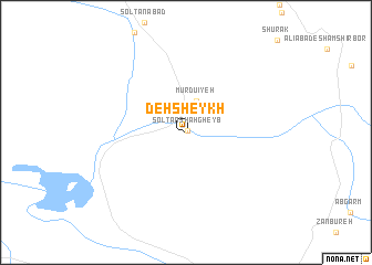 map of Deh Sheykh