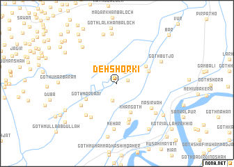 map of Deh Shorki