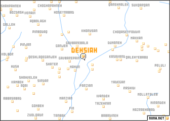 map of Deh Sīāh