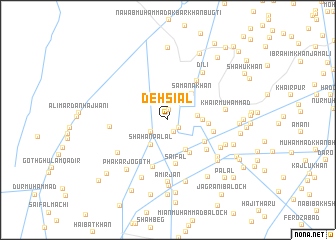 map of Deh Siāl