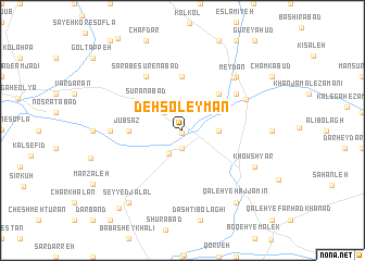 map of Deh Soleymān