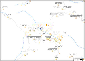 map of Deh Solţān