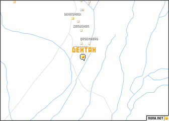 map of Deh Tah