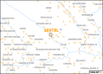 map of Dehtal