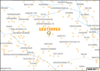 map of Deh Tappeh