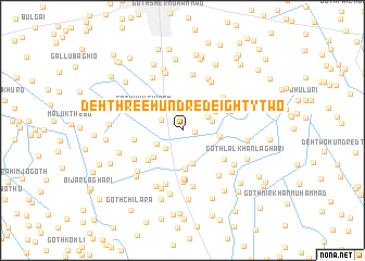 map of Deh Three Hundred Eighty-two