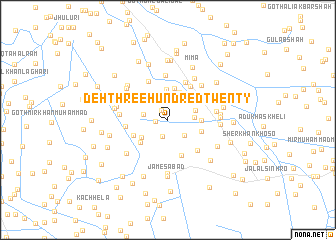 map of Deh Three Hundred Twenty