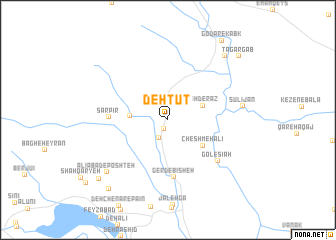 map of Deh Tūt