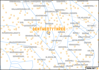 map of Deh Twenty-three