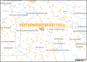 map of Deh Two Hundred Eighty-six