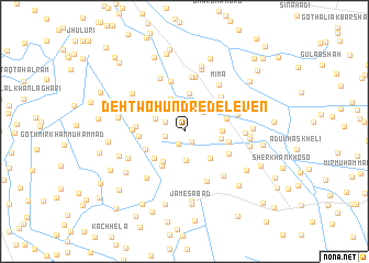 map of Deh Two Hundred Eleven