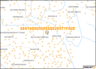 map of Deh Two Hundred Seventy-four