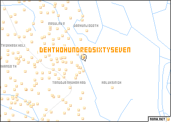 map of Deh Two Hundred Sixty-seven