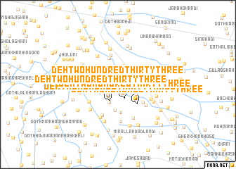 map of Deh Two Hundred Thirty-three