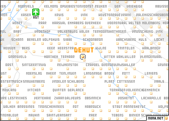 map of De Hut