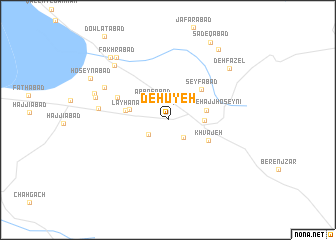 map of Dehūyeh