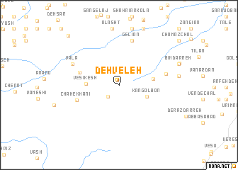 map of Deh Veleh