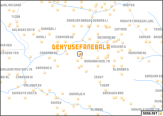map of Deh Yūsefān-e Bālā