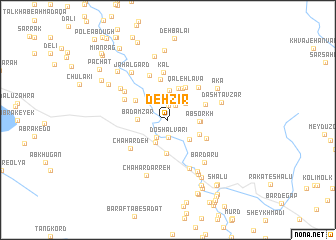 map of Dehzīr