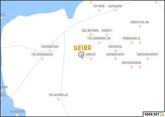 map of Deiba