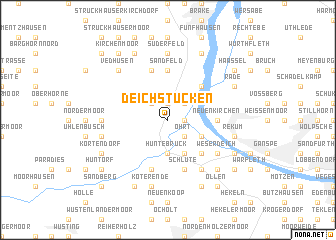 map of Deichstücken