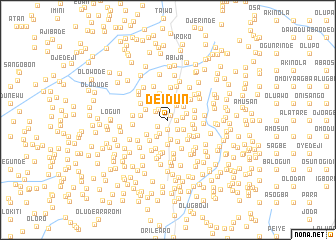 map of Deidun