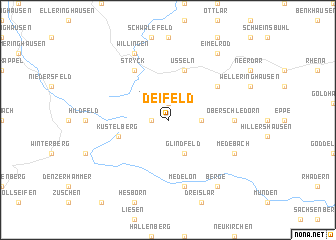 map of Deifeld