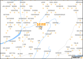 map of Deima