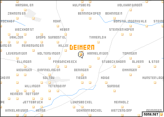 map of Deimern