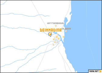 map of Deim Madīna