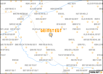 map of Deinstedt