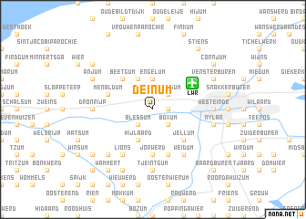 map of Deinum