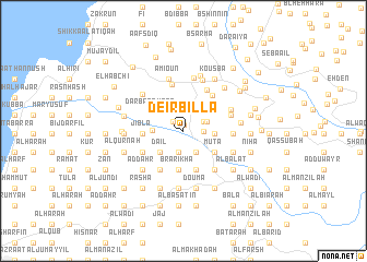 map of Deïr Billa