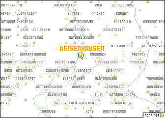 map of Deisenhausen