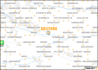 map of Deizisau