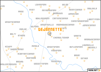 map of DeJarnette