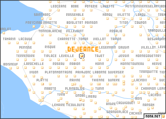 map of Dejeance