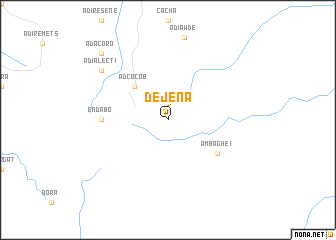 map of Dejena