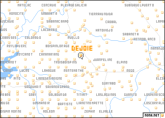 map of Déjoie