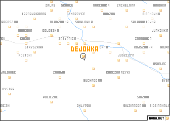 map of Dejówka