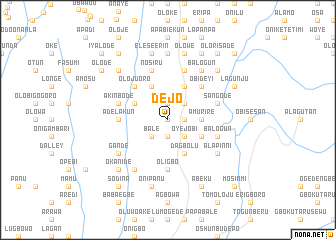 map of Dejo