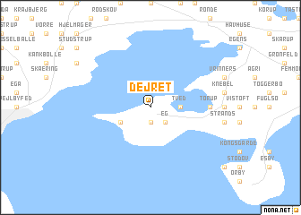 map of Dejret