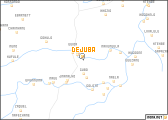 map of Dejuba
