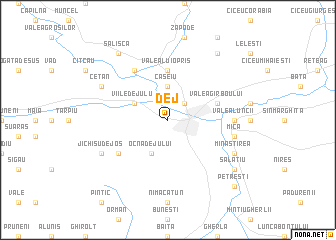 map of Dej