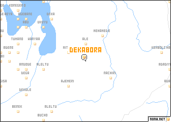 map of Deka Bora