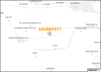 map of (( Dekabristy ))