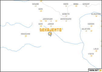 map of Deka Jemto