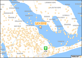 map of Dékamé