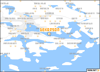 map of Dekarsön