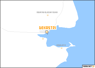 map of De-Kastri